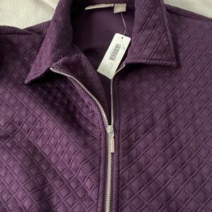 Purple Quilted Women's Jacket